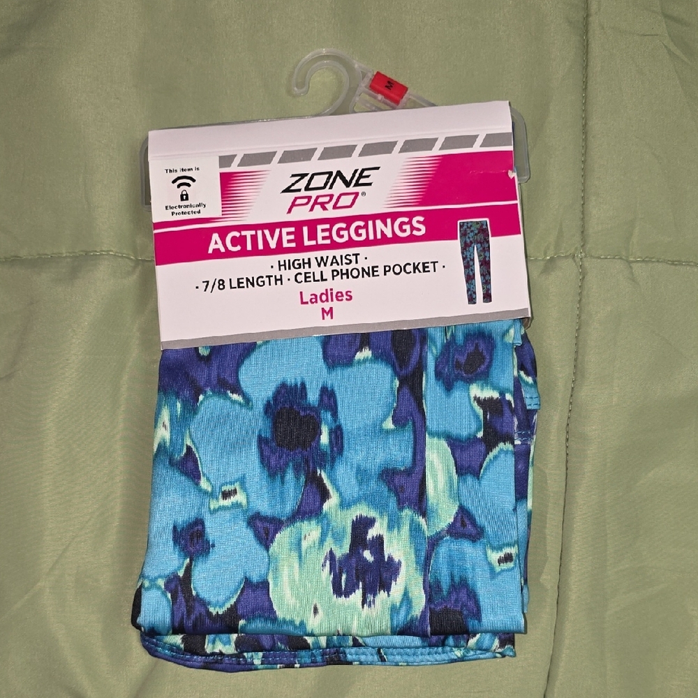 Zone Pro Ladies Floral Active Capri Leggings